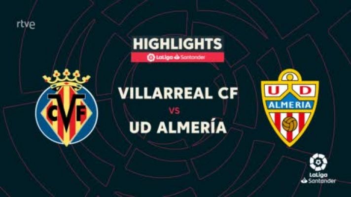 Villarreal - Almería: resumen del partido de la 11ª jornada Liga 