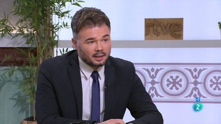 Rufián: "Reformar la sedició no soluciona el conflicte"