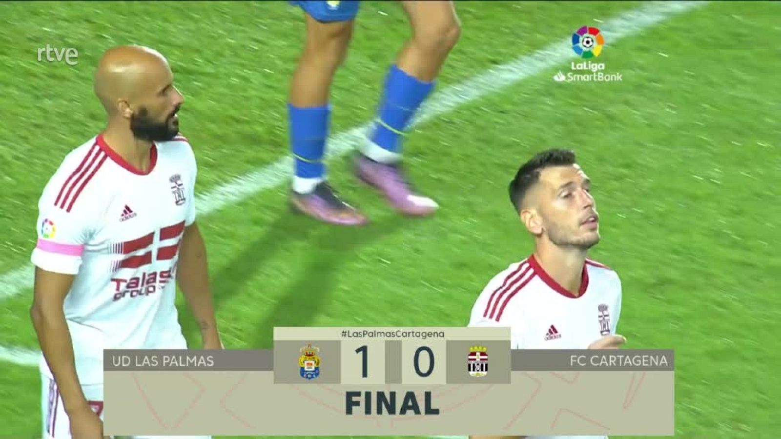 Las Palmas - Cartagena: resumen del partido de la 12ª jornada 2ª