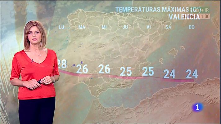 El Tiempo en la Comunitat Valenciana - 24/10/22