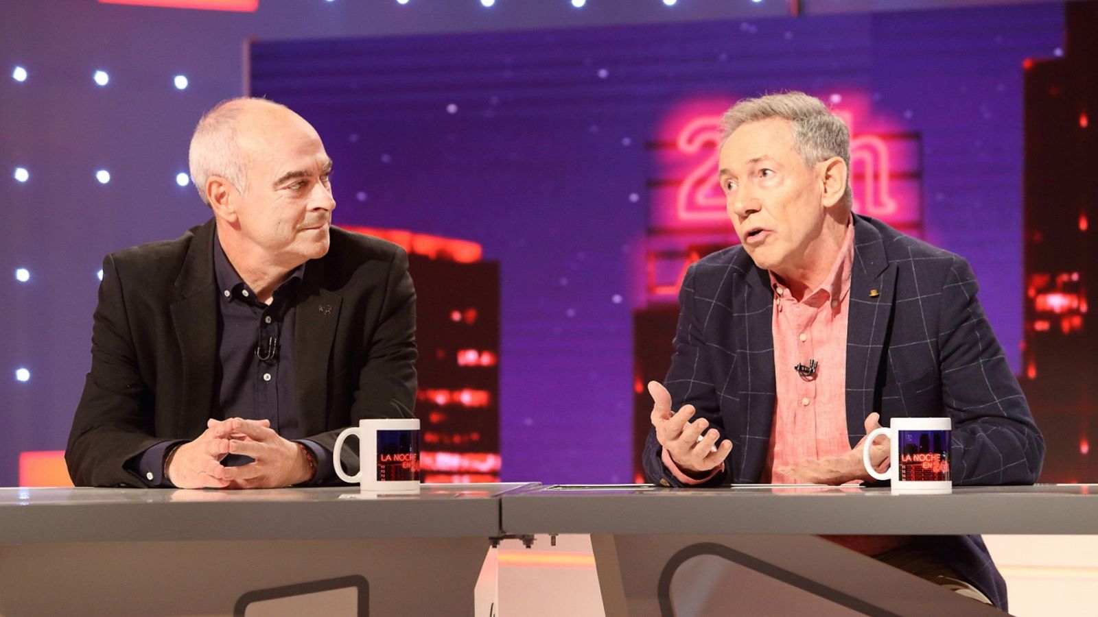 Alberto Rivera y Juan Sisinio Pérez Garzón, en La Noche en 24 horas