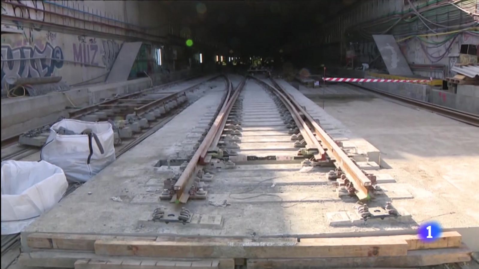 Les obres ferroviàries de la Sagrera, a bon ritme