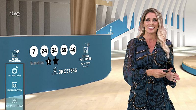 Sorteo de la Bonoloto y Euromillones del 25/10/2022 - ver ahora