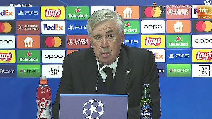 Ancelotti: "No he visto falta de intensidad ni actitud"