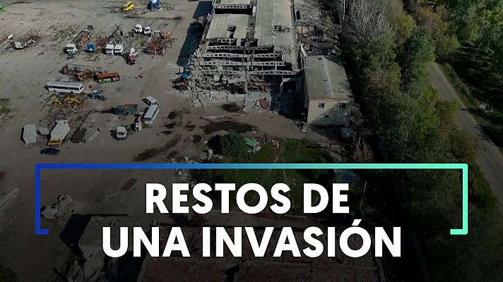 Modo Digital - Los restos que dejó el Ejército ruso en una base abandonada en Balakliya