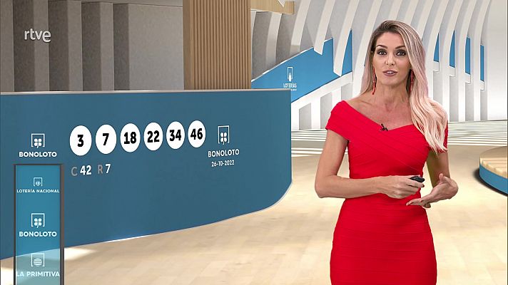 Loterías - Sorteo de la Bonoloto del 26/10/2022