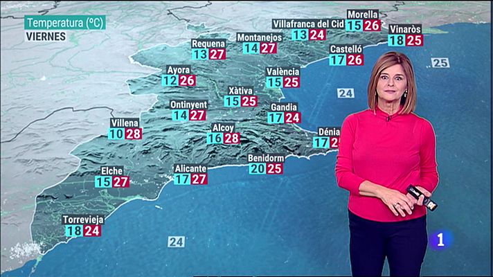 El Tiempo en la Comunitat Valenciana - 27/10/22