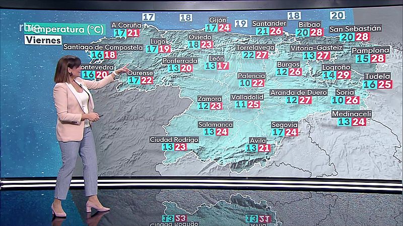 Precipitaciones localmente fuertes o persistentes en el oeste de Galicia - ver ahora