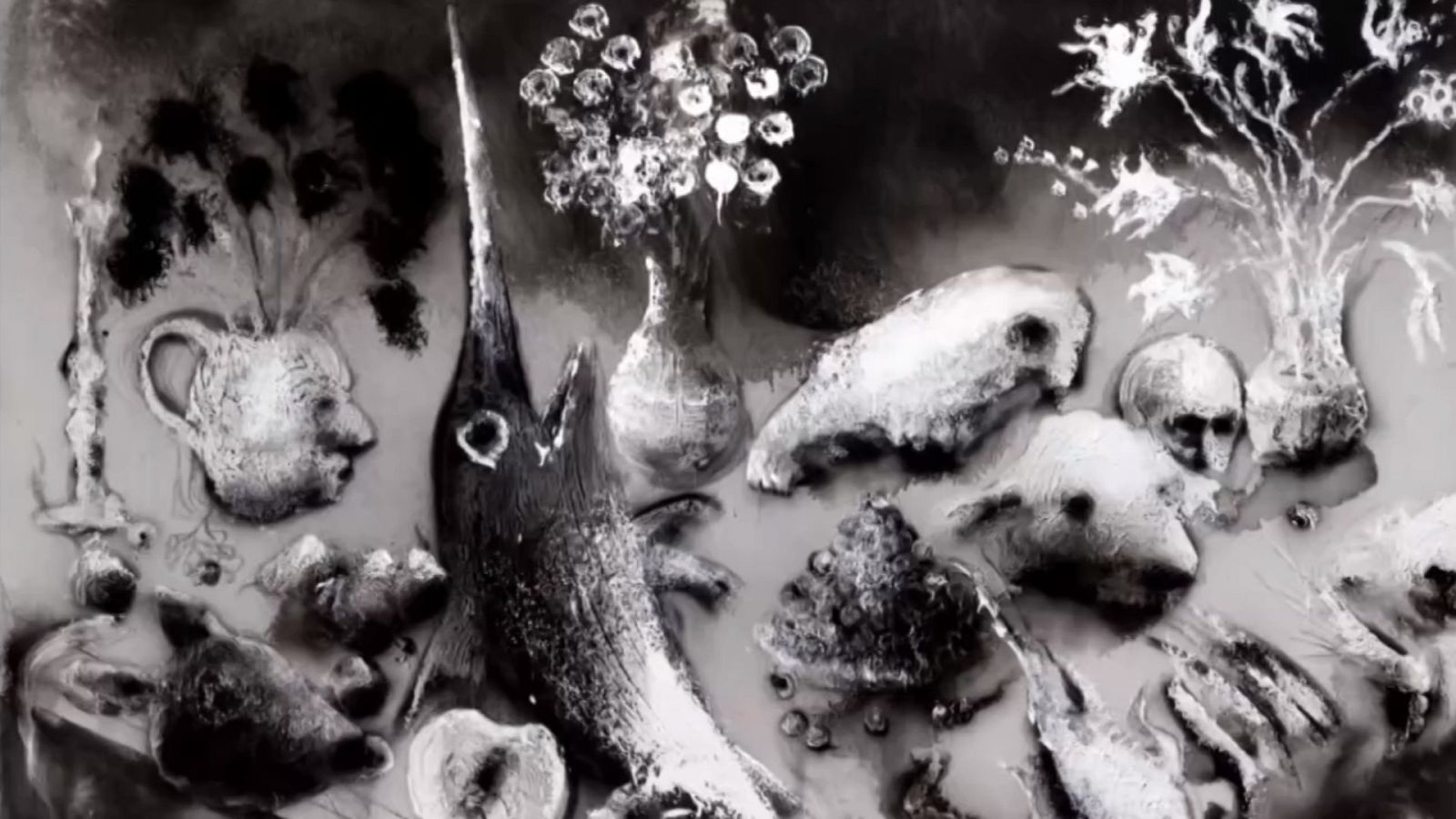 Miquel Barceló vuelve al Louvre con el bodegón 'Comedia humana'