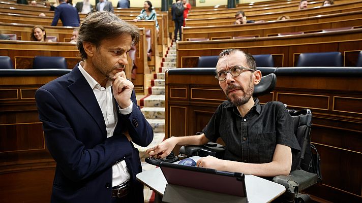 Telediario 1 - Podemos exige al PSOE "dar un golpe en la mesa" y retomar la reforma para elegir el CGPJ por mayoría absoluta
