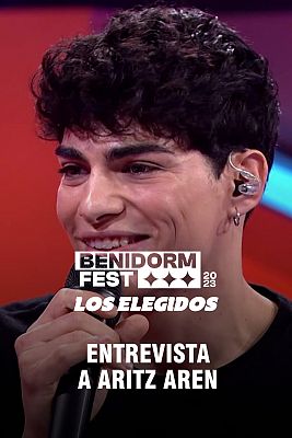 Benidorm Fest - Entrevista a Artiz Aren en la gala 'Benidorm Fest: los elegidos'