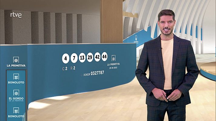Loterías - Sorteo de la Bonoloto y Primitiva del 29/10/2022