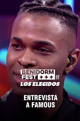Benidorm Fest - Entrevista a Famous en la gala 'Benidorm Fest: los elegidos'