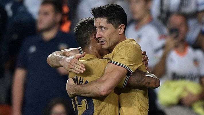 Resúmenes de LaLiga - Valencia - Barcelona: resumen del partido de la 12ª jornada Liga 