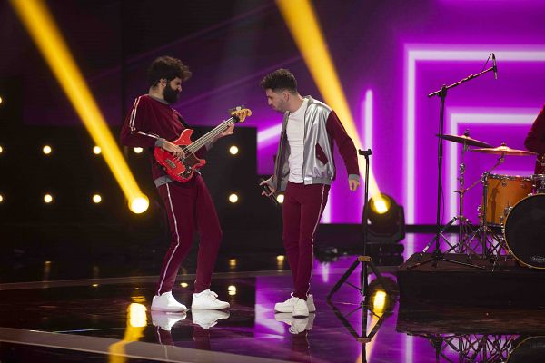 Actuación de Siderland en la gala de presentación de Benidorm Fest 2023