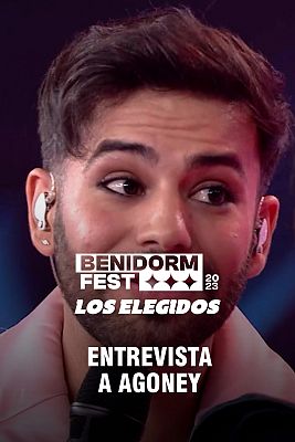 Entrevista a Agoney en la gala 'Benidorm Fest: los elegidos'