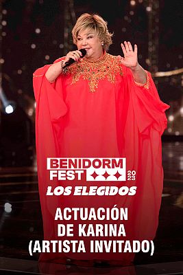 Benidorm Fest - Actuación de Karina en la gala de presentación de Benidorm Fest 2023