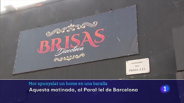 L'Informatiu - Mor un jove apunyalat al Paral·lel de Barcelona