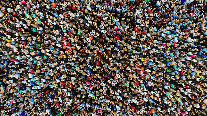 Telediario 1 - Cómo actuar en caso de aglomeración: mantener la calma y seguir las indicaciones