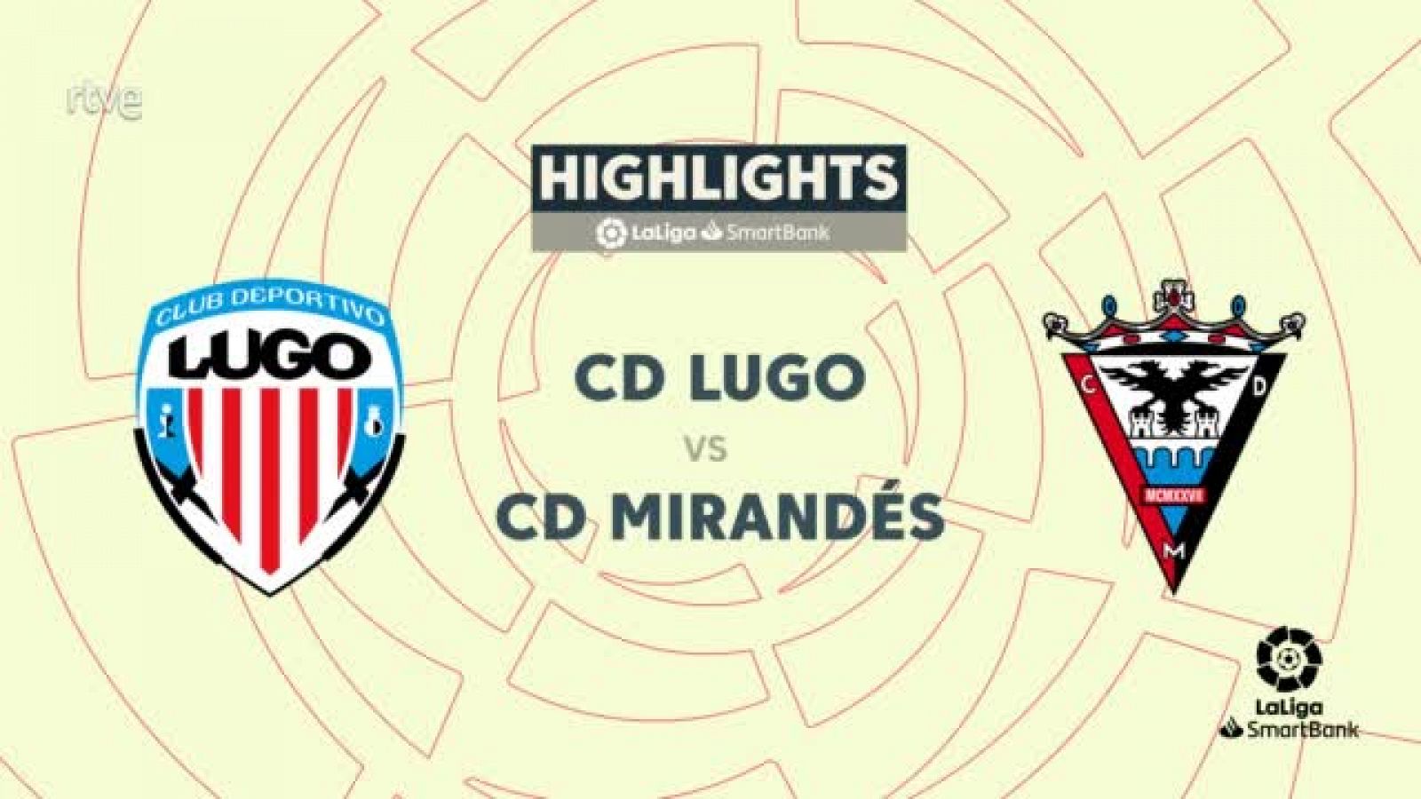 Lugo-Mirandés: resumen del partido. 13ª jornada de Segunda