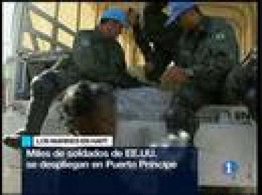 Telediario 1 - Telediario en 4' - 19/01/10