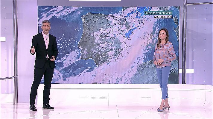 El tiempo - Precipitaciones ocasionalmente fuertes en el sur de Galicia, zona de Sanabria, norte de Extremadura y Pirineos
