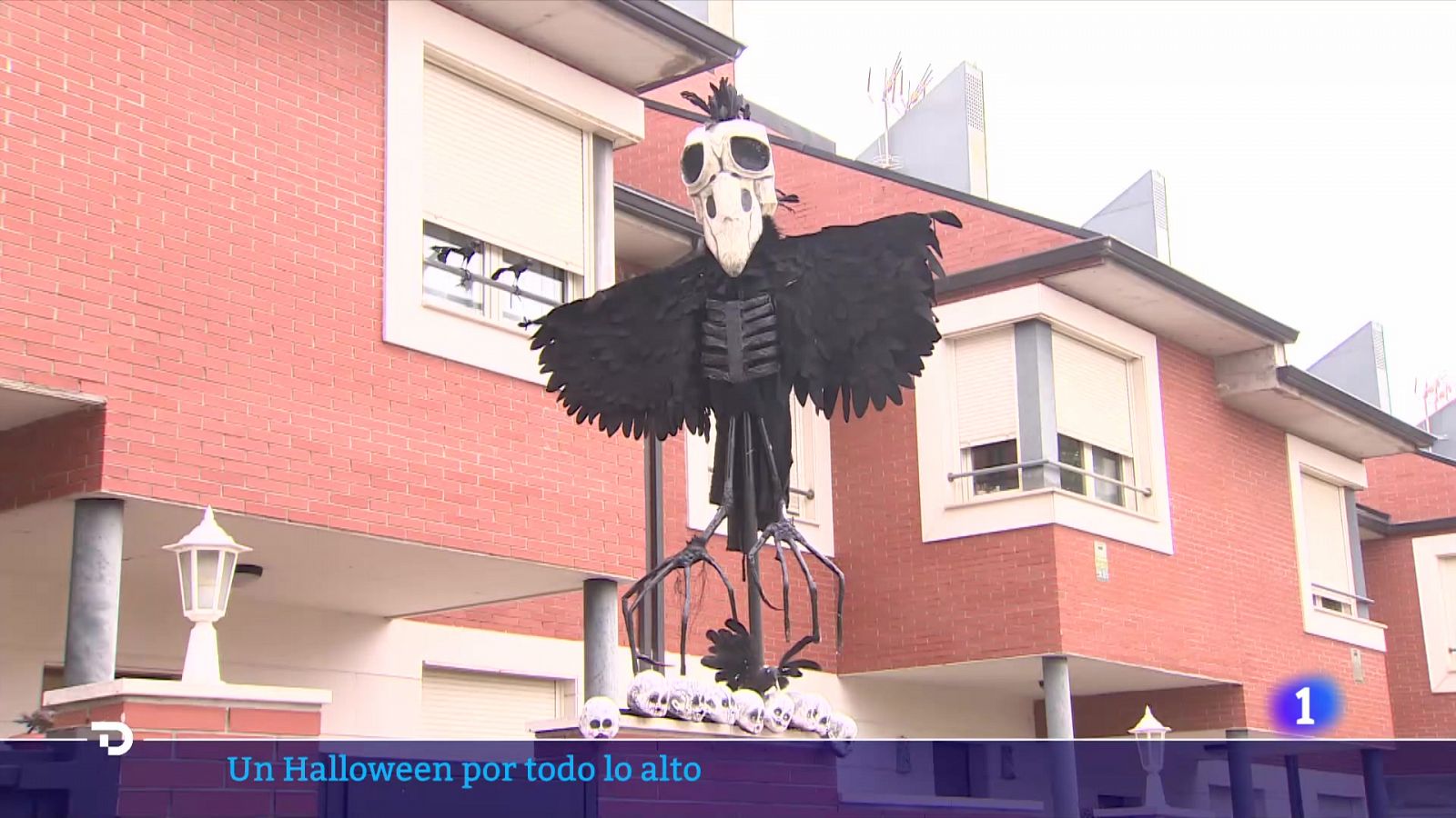 Las decoraciones de Halloween llegan a las fachadas de las casas