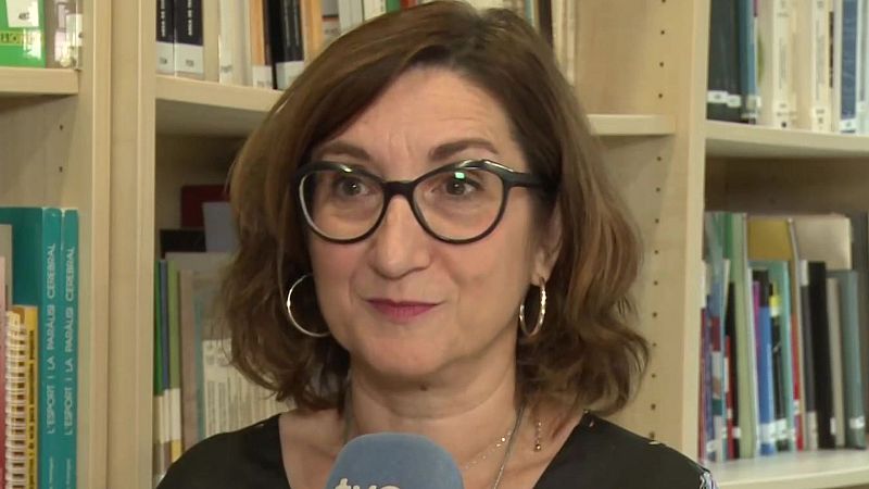 Con Mari Ángeles en la biblioteca de los sentidos