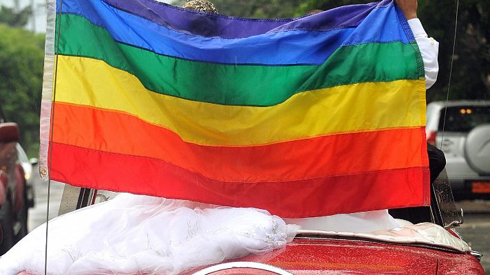 Telediario 1 - Dos mujeres se casan en Cuba y se convierten en el primer matrimonio homosexual en la historia de la isla