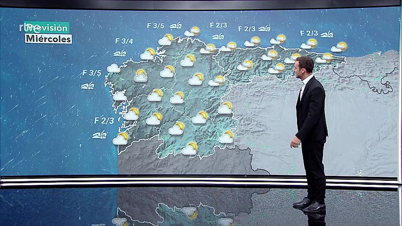 Intervalos de viento fuerte en la costa de Galicia - ver ahora