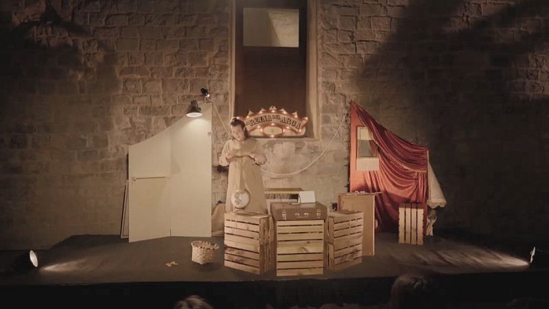  La obra 'La Reina de Arga' sobre la funambulista Remigia Echarren