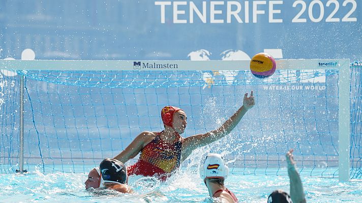 Waterpolo - Liga mundial femenina. Superfinal: España - Nueva Zelanda