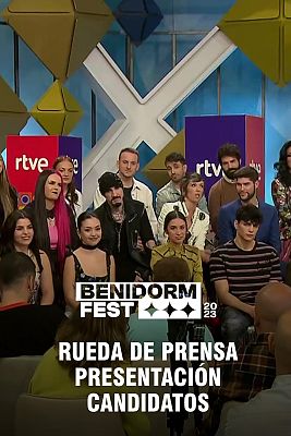 Benidorm Fest - Rueda de prensa - Presentación oficial de los 18 artistas del Benidorm Fest 2023
