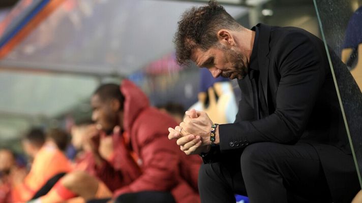 Telediario 2 - Simeone vive su peor momento en el banquillo del Atlético