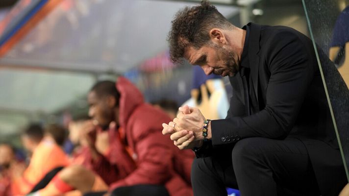 Telediario 2 - Simeone vive su peor momento en el banquillo del Atlético