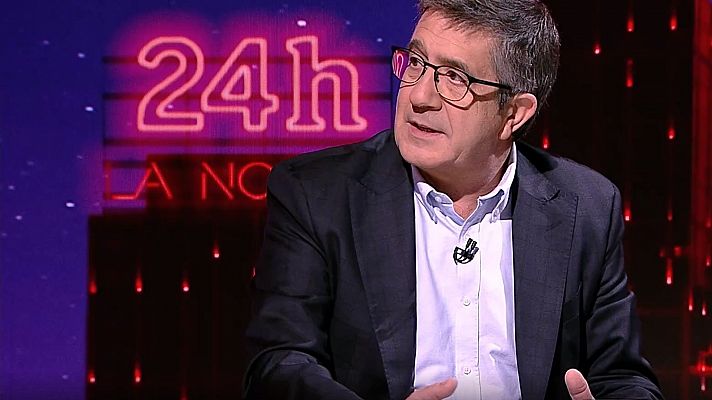 La noche en 24h - Patxi López asegura que Feijóo está "tocado y hundido" tras romper el acuerdo del CGPJ por las "presiones de Ayuso"