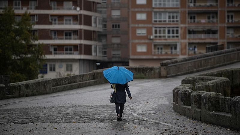 Un frente atlántico dejará precipitaciones en el tercio noroeste y Pirineos