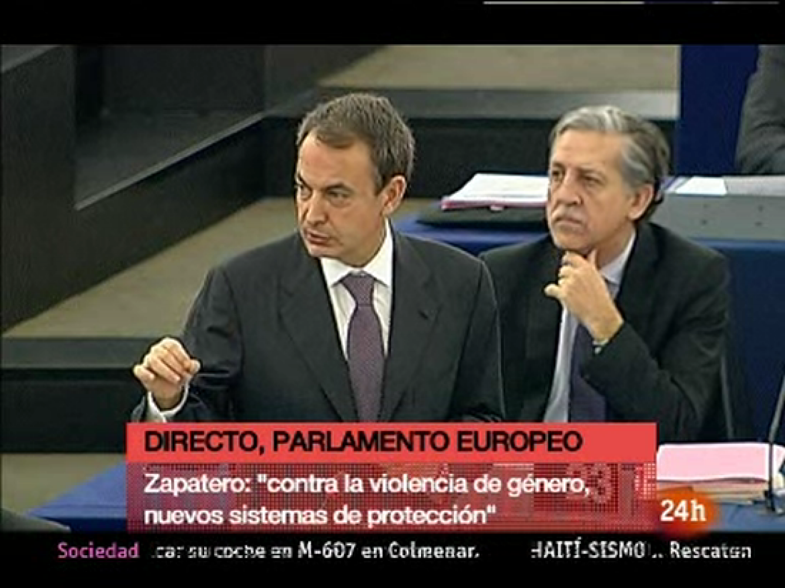 Sin programa: Zapatero reclama pacto social | RTVE Play