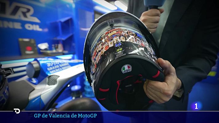 Telediario 2 - MotoGP | El casco del adiós de Sukuzi y otros especiales