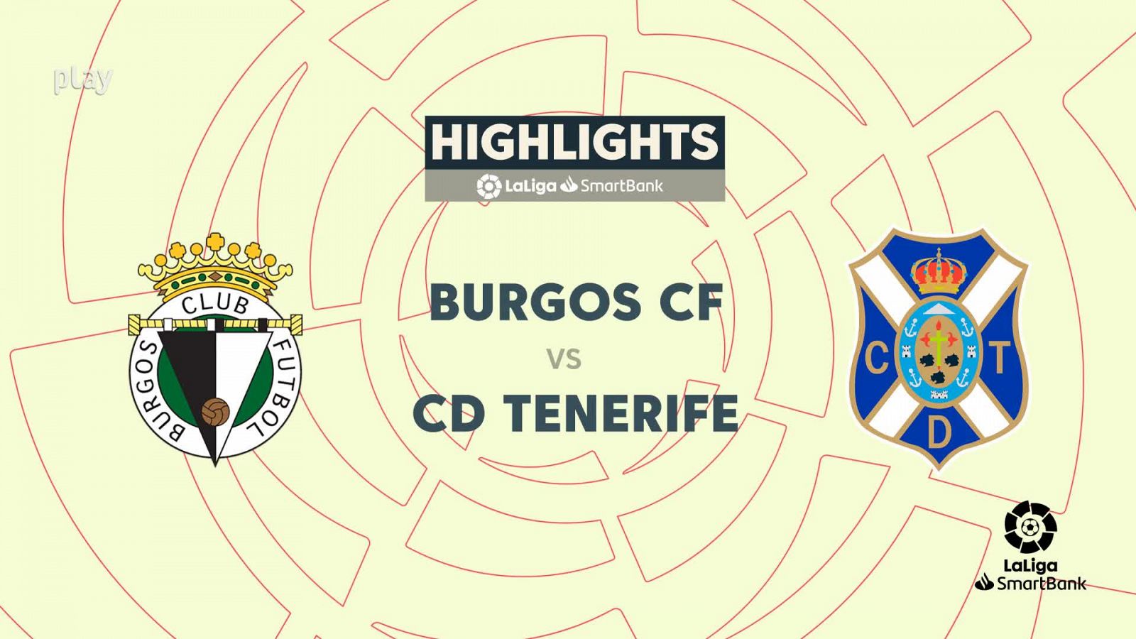 Burgos-Tenerife: resumen del partido, 15ª jornada