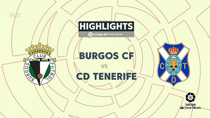 Burgos-Tenerife: resumen del partido de la 15ª jornada de Liga | Segunda