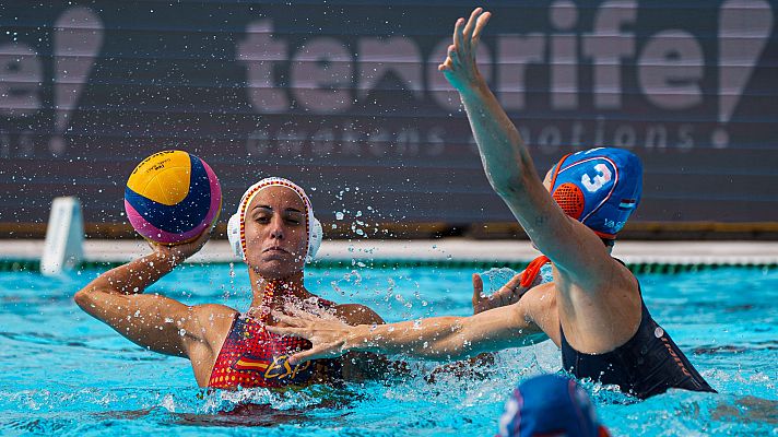 Waterpolo - Liga mundial femenina. Semifinal: España - Países Bajos