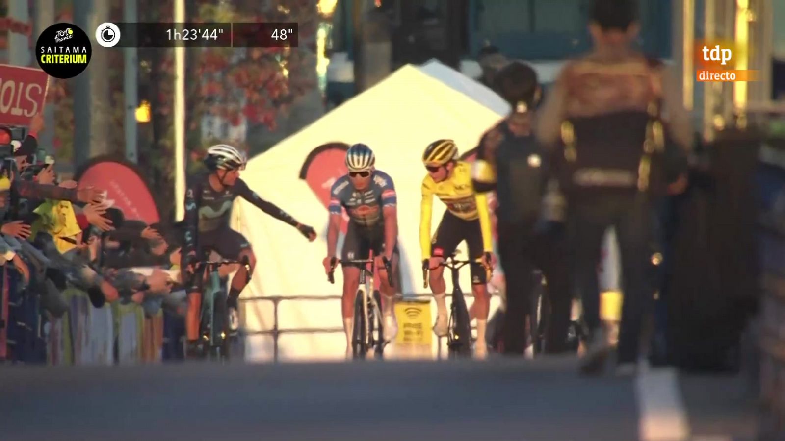 Las últimas pedaladas de Valverde, en Saitama - ver ahora