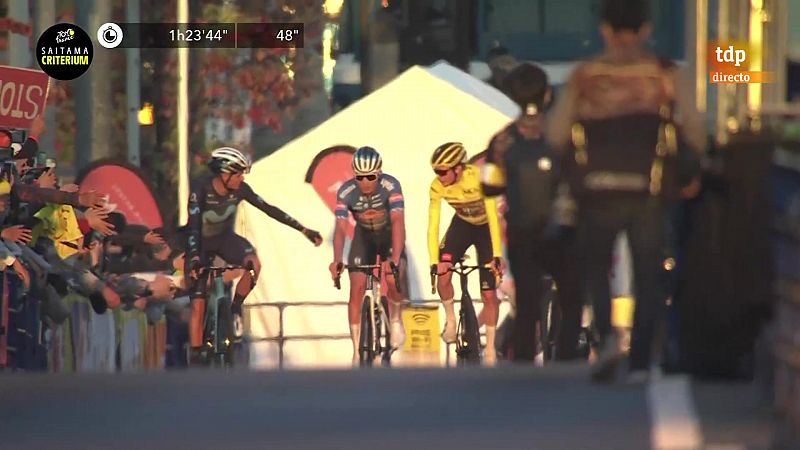 Las últimas pedaladas de Valverde, en Saitama - ver ahora