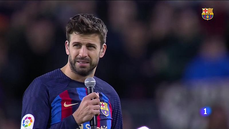 El comiat emotiu de Piqué