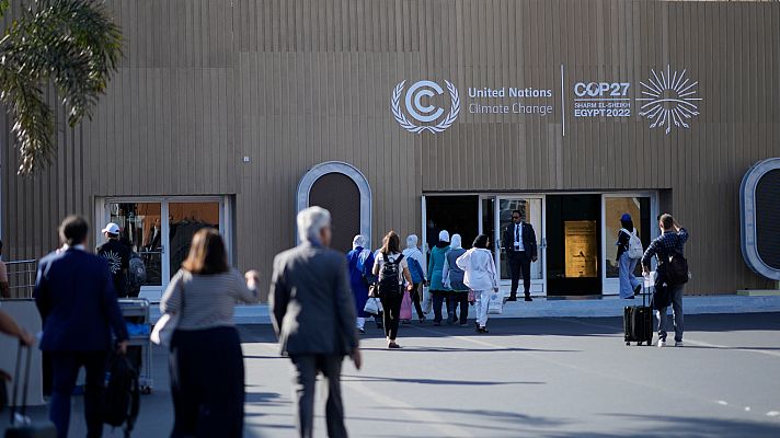 Telediario 1 - COP27, el reto de aumentar la ambición climática entre las tensiones políticas