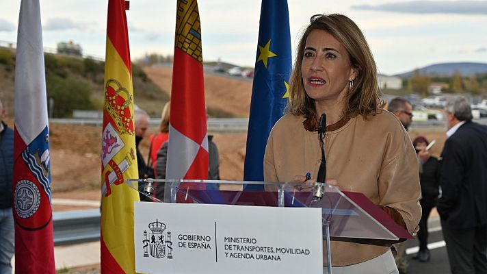 La hora de La 1 - Raquel Sánchez pide a los transportistas "responsabilidad" y "confianza" ante una posible huelga: "Vamos a seguir trabajando"