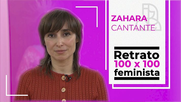Retrato 100x100 feminista: Zahara