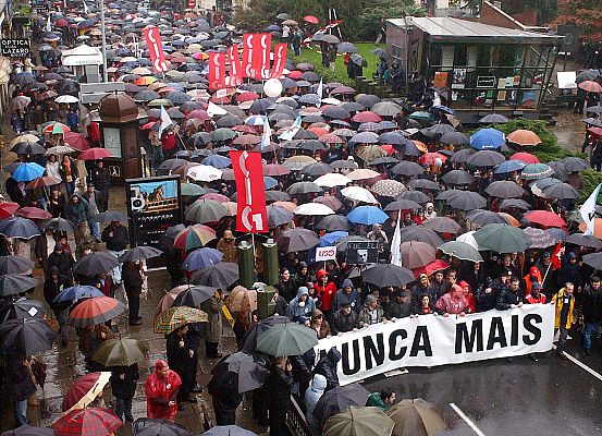 Nacimiento de la plataforma Nunca Mais