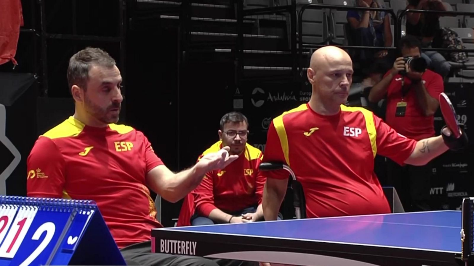 Tenis de mesa - Campeonato del Mundo para personas con discapacidad. Semifinal MD4 - ver ahora